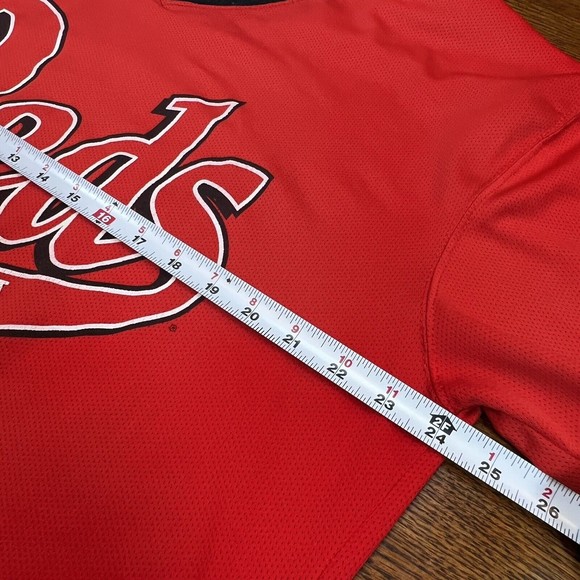 VTG 1993 Cincinnati Reds MLB Ringer Baseball T shirt Size XL Made in USA RARE - Picture 8 of 10